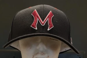 The Game Pro Fitted Mustangs Fitted Cap Hat Sz. 7 1/4 New GP300 Black/Red - Picture 1 of 6
