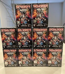 2023-24 Monopoly Prizm Panini NBA Trading Cards Booster Box *LOT OF 10*