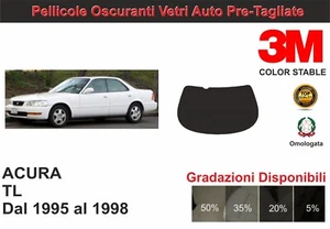pellicola oscurante vetri Acura TL dal 1995 al 1998 kit lunotto - Imagen 1 de 1
