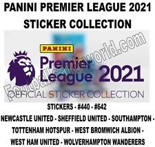 PANINI PREMIER LEAGUE 2021 STICKERS - #440 - #642 (Newcastle United - Wolves)