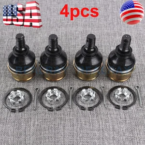 Four Upper Ball Joints for Honda TRX350TE TRX350TM Rancher 350 2x4 ES 2000-2006 - Picture 1 of 12