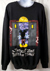 Vintage Disney Twilight Zone Tower of Terror Black Crewneck Sweatshirt XL Mickey