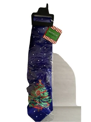 Рождественская елка музыкальный галстук ~ сезонный праздник - Изображение 1 из 3