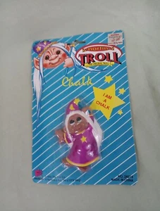 Vintage 1992 Dam Troll Norfin Wizard Doll Shaped Chalk - Picture 1 of 2