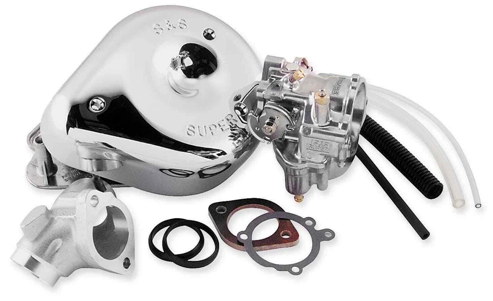 Kit de carburador S&S 11-0408 Shorty Super "E" 86-90 Harley Sportster XL Foto 1 de 1