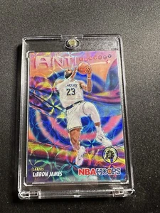2023-24 Panini Hoops Los Angeles Lakers Lebron James Blue Scope Prizm #'ed 17/25 - Picture 1 of 5