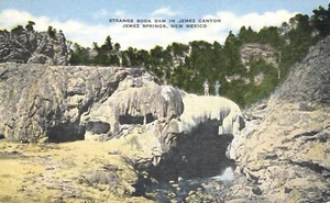 Postal de presa de soda en cañón Jemez Springs Nuevo México - Imagen 1 de 2