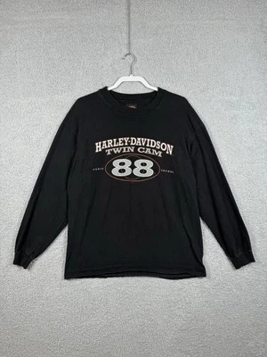 VTG 90s Harley Davidson T-Shirt Men’s Size XL Twin Cam 88 Long Sleeve John’s - Image 1 of 4