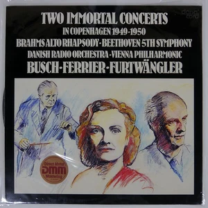 FURTWANGLER 2IMMORTAL CONCERTS 1949-1950 DANACORD DACO114 Denmark VINYL LP - Picture 1 of 2