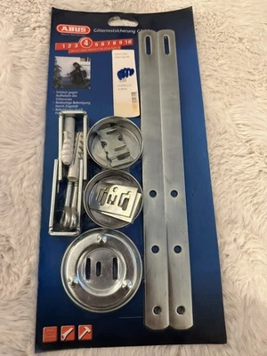 ABUS GS 20  Gitterrostsicherung Keller Lichtschachtsicherung Einbruchschutz NEU  - Bild 1 von 3