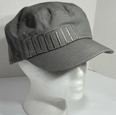 PUMA "Cadet Style” Cap Gray Logo Women Adjustable - Image 1 of 4