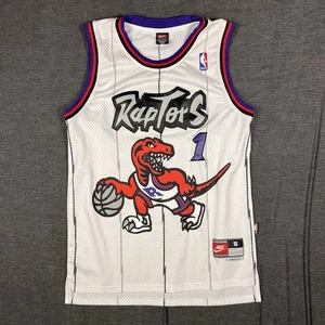 NWOT Team Nike Tracy McGrady Vintage NBA Jersey Toronto Raptors Size S +2" - Picture 1 of 15
