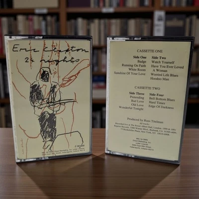 24 Nights by Eric Clapton (2x Cassette Tape, 1991, Reprise Records) - Image 1 of 4