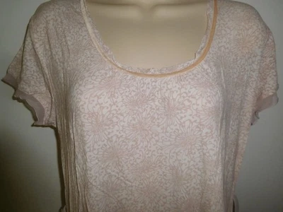 NWT! Soma Intimates Cool Nights Blush Pink Floral Nightgown Chemise  M - Image 1 of 4