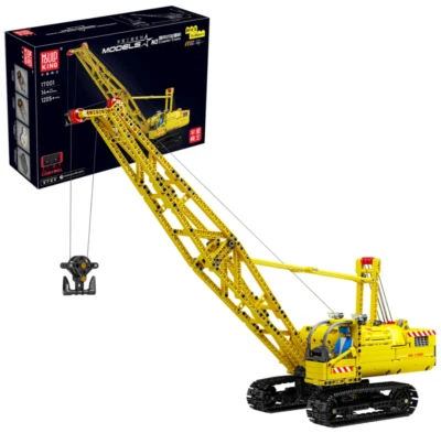 Mould King 17001 Yellow Crane Truck Construction Building Blocks Set RC Toy STEM - Image 1 of 4