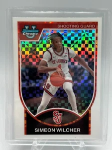 2023-24 Bowman Chrome U 2007-08 Retro Cubic Refractor Simeon Wilcher St Johns - Picture 1 of 2