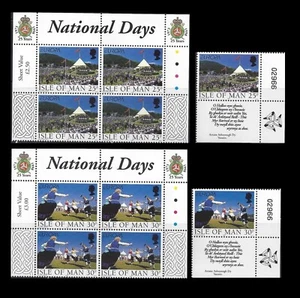 Isla de Man. EUROPA. Celebración de los Días Nacionales. Scott 786-787 1998 (x5), MNH - Imagen 1 de 1