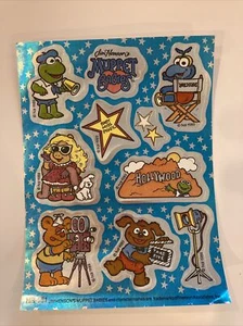 Vintage 1989 Foil Shiny Muppets Babies Full Sticker Sheet - Bild 1 von 1