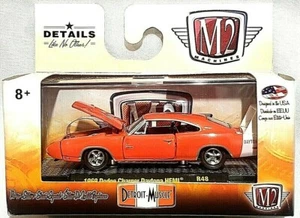 M2 MACHINES - ORANGE 1969 DODGE CHARGER DAYTONA HEMI - R48 19-20 / 1:64 - Picture 1 of 3