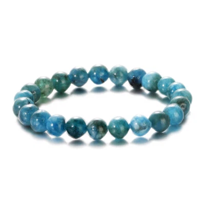 Fashion Bracelets Healing Green Blue Stone Beaded Bracelet for Men Women Gifts - Image 1 of 4