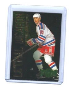 1996 1996-97 METAL WAYNE GRETZKY LETHAL WEAPON #6 NEW YORK RANGERS - Picture 1 of 2