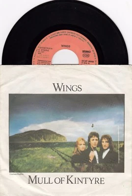 WINGS MULL OF KINTYRE PAUL MCCARTNEY BEATLES 1977 RECORD YUGOSLAVIA 7" PS SINGLE - Image 1 of 2