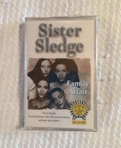 SISTER SLEDGE FAMILY AFFAIR CASSETTE TAPE SEALED HALL OF FAME - Picture 1 of 4