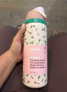 Owala Roses Tea Time UO Exclusive Limited FreeSip 32 oz Water Bottle 2025 - Picture 1 of 5