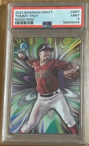 TOMMY TROY 2023 BOWMAN DRAFT MOOD RING SP PSA 9 - Picture 1 of 1