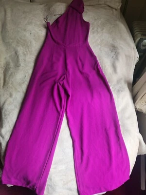 Mono largo asimétrico magenta de Zara talla XL NUEVO CON ETIQUETAS Foto 1 de 4