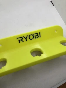 🇦🇺Ryobi YELLOW Battery Holder 18V Mount Bracket Storage x3 PE258R🇦🇺 - Picture 1 of 7