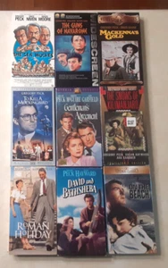 Gregory Peck VHS Lot SOME NEW SEALED To Kill a Mockingbird The Guns of Navarone - Picture 1 of 14