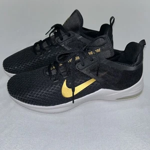 New Nike Air Max Bella TR 2 Wide Shoes Sneakers Black & Gold Size 7 - Picture 1 of 5