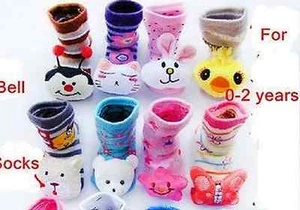 Calze per Bambini con Cartoni Animati Stopper Calzini per Bambini Adesivi 3D Calze Antiscivolo - Foto 1 di 3