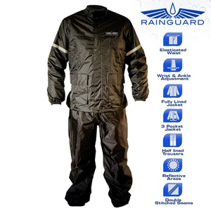 RAINGUARD Waterproof zweiteiliger wasserdichter Anzug für Motorradfahrer L - Picture 1 of 3