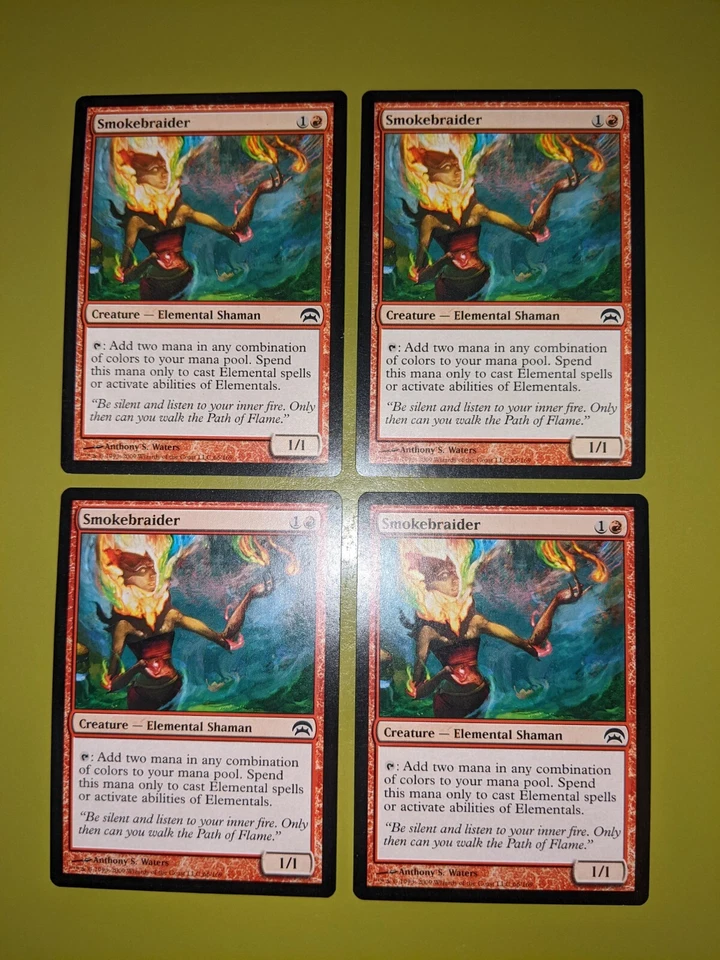 Smokebraider x4 Planechase 2012 4x Playset Magic the Gathering MTG - Image 1 of 1