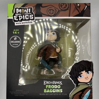 Mini Epics Weta Workshop Frodo Baggins Lord of the Rings Figure Lootcrate trl1 - Image 1 of 4