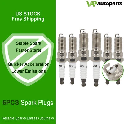 6x bujías de iridio y platino para Ford Transit-150 2015-2019 3,7 L V6 Foto 1 de 4