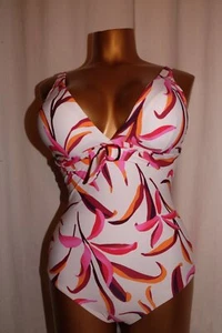 CYELL unterlegter Badeanzug Einteiler CSW324A020 japanese floral 44B 44 NEU - Bild 1 von 4