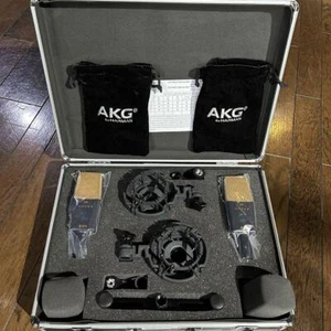 AKG C414 XLII STEREO SET with Original Box Microphone:JP - Zdjęcie 1 z 10