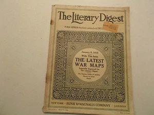 The Literary Digest, January 9, 1915, WAR MAPS - Bild 1 von 10