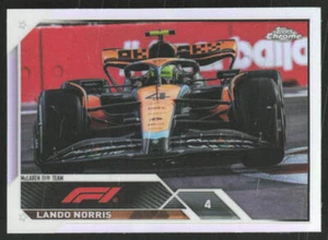 2023 Topps Chrome Formula 1 #112 Lando Norris Refractor - Picture 1 of 2