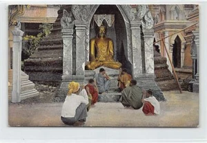 MYANMAR Burma - Buddhists, in front of the idol - Publ. Evang. Luth. Mission Ser - Picture 1 of 2