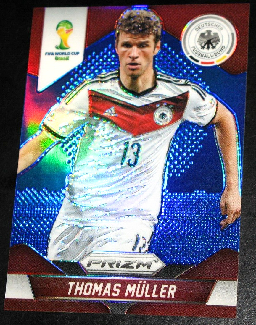2014 Panini Prizm World Cup Thomas Muller BLUE # 062/199 Germany #93 MINT