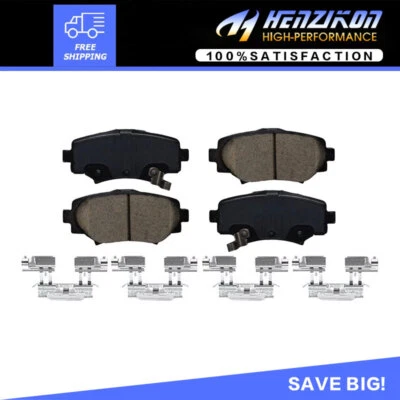 PASTILLAS DE FRENO TRASERAS DE CERÁMICA CON HARDWARE PARA MODELOS MAZDA3 2014 2015-2018 CONSTRUIDOS EN JAPÓN Foto 1 de 4