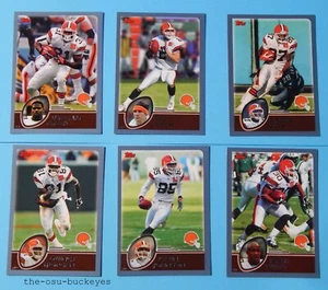2003 Topps Collection Cleveland Browns Team Set 10 Karten silberner Schriftzug - Bild 1 von 2