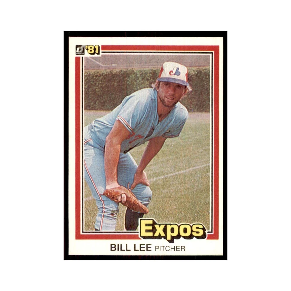 1981 Donruss Bill Lee Baseball Cards #211.0 - Image 1 of 3