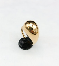 anello donna goccia tipo oro acciaio minimal regolabile fascia senza pietre