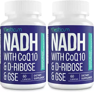 NADH 50Mg + Coq10 200Mg + D-Ribose 150Mg Supplement, Boosting NAD+ Supplements f - Picture 1 of 12