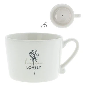 Bastion Collections Tasse „Hey you lovely“ schwarz/weiß - Bild 1 von 1